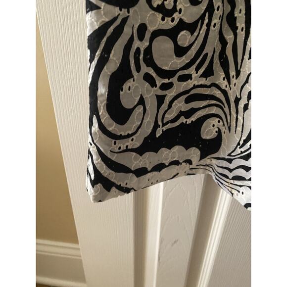 Anthropologie Tabitha Womens Lace Eyelet Overlay Sleeveless Sheath Mini Dress 6 - Picture 5 of 10